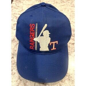 Vintage 1990s Texas Rangers Blue Baseball Hat, Rare